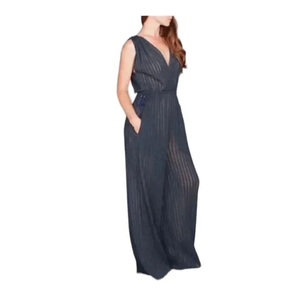 Ulla Johnson Tallis Wide Leg Jumpsuit Women’s Black Size 2